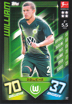 William VfL Wolfsburg 2019/20 Topps MA Bundesliga #322